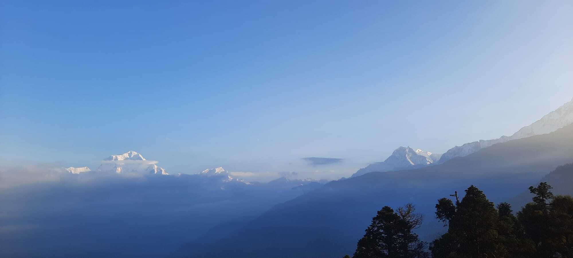 Trekking am Fusse des Himalaya